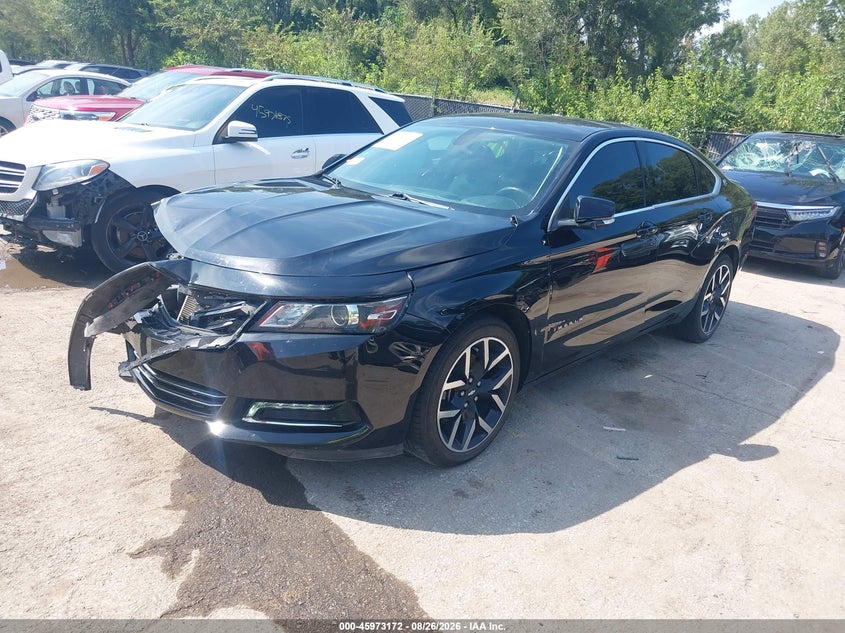 2018 Chevrolet Impala, Front End, IAAI, VIN 2G1105S35J9166667 — photo 2