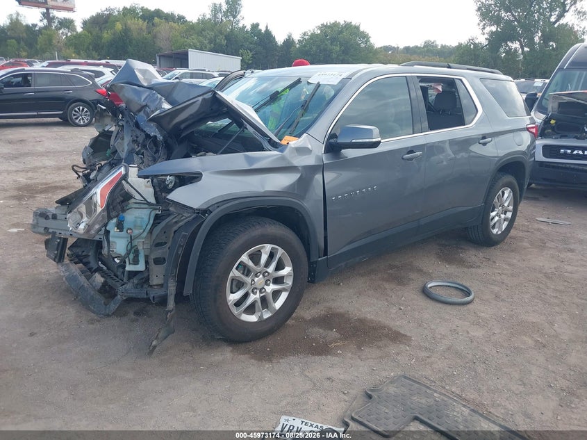 Vin: 1gnevgkw7lj144457, lot: 46472413, chevrolet traverse awd lt cloth 20202