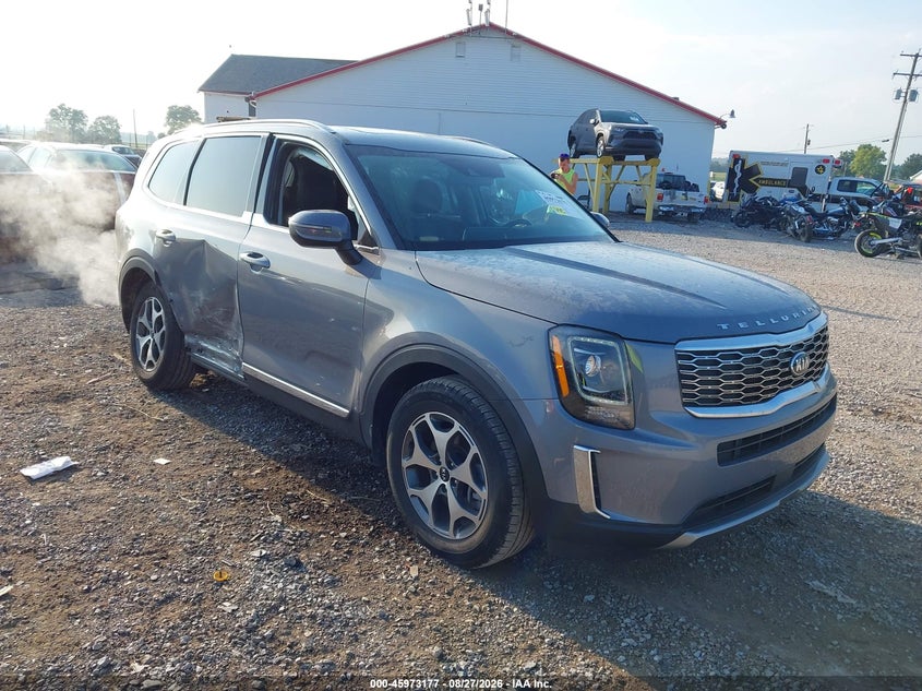 2021 Kia Telluride Ex, Правый бок, IAAI, VIN 5XYP3DHC1MG133474
