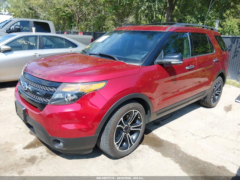 2013 Ford Explorer, Rear, IAAI, VIN 1FM5K8GT9DGC80332 — photo 2