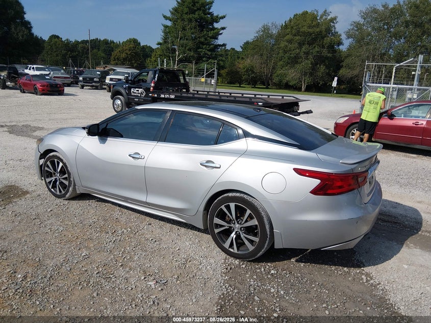 2016 NISSAN MAXIMA SEDAN 3.5L V-6 DOHC, VVT, PREMIUM , 300HP