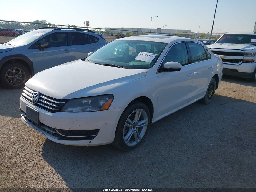 2014 Volkswagen Passat, Front End, IAAI, VIN 1VWBN7A34EC097900 — photo 2