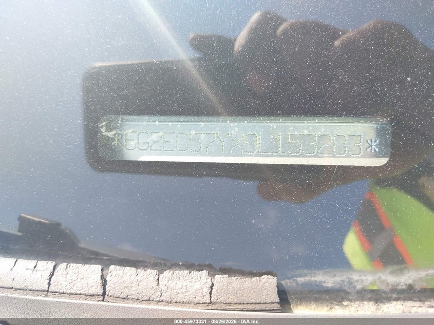 PONTIAC G8 2009 VIN 6G2EC57YX9L153283