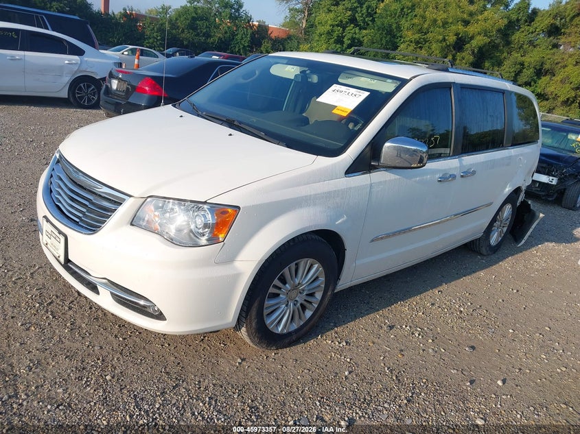 2012 Chrysler Town & Country, Удар ззаду, IAAI, VIN 2C4RC1GG4CR339250 — фото 2