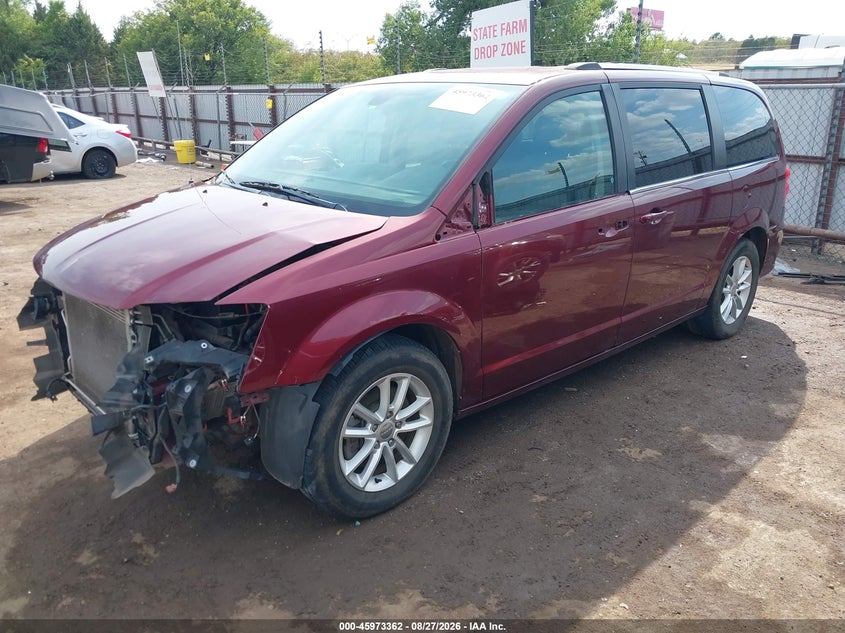 2019 Dodge Caravan, Front End, IAAI, VIN 2C4RDGCG5KR546413 — photo 2