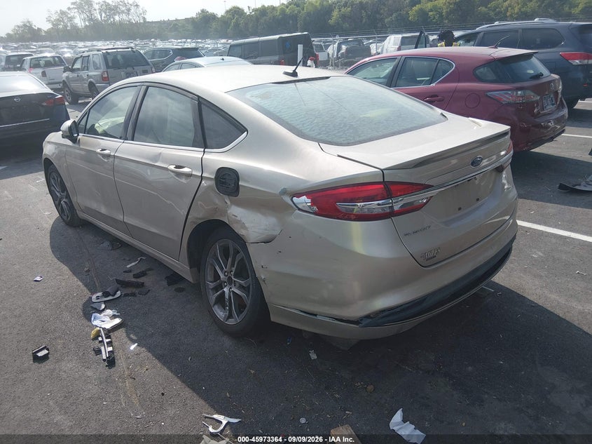 Vin: 3fa6p0g79hr333520, lot: 46472604, ford fusion s 20173