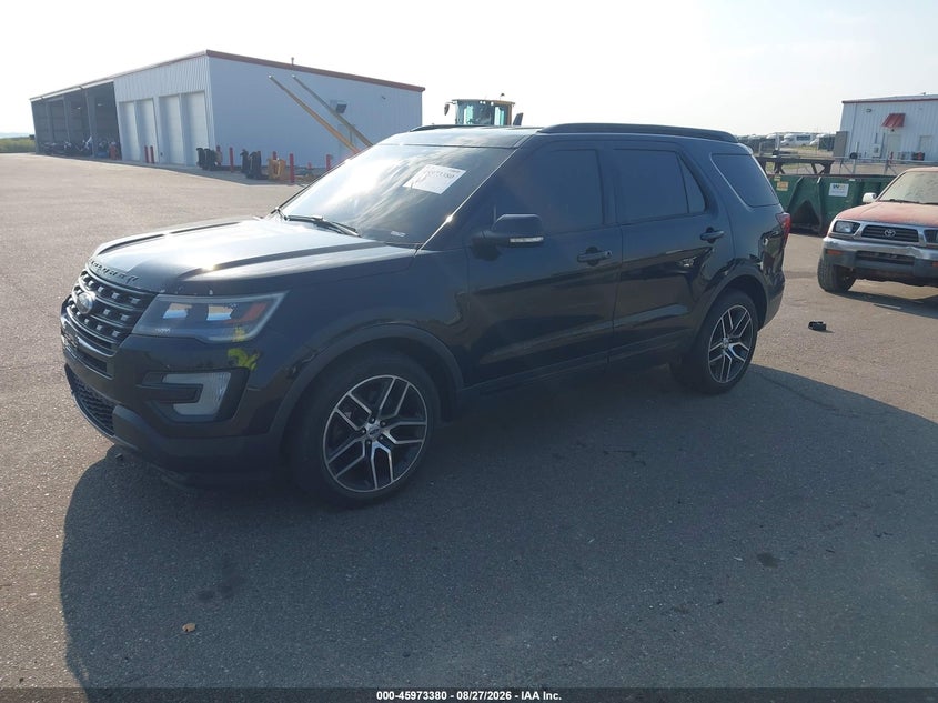 Vin: 1fm5k8gt7ggc27827, lot: 46472620, ford explorer sport 20162