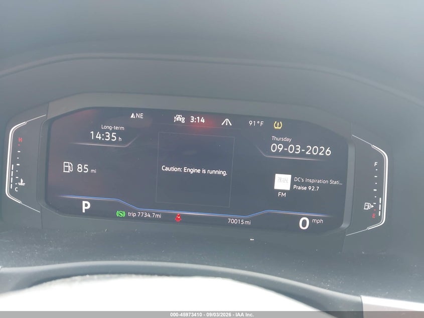 VOLKSWAGEN ATLAS 2022 VIN 1V2HR2CA5NC508526