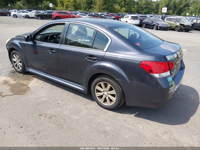 2011 SUBARU LEGACY SEDAN 2.5L H-4 VVT, 170HP