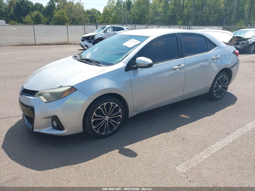 2014 Toyota Corolla, Удар сзади, IAAI, VIN 2T1BURHE3EC204371 — фото 2