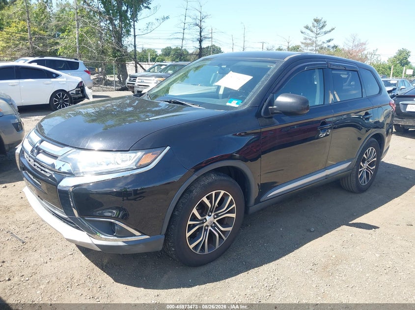 2017 Mitsubishi Outlander, Удар спереди, IAAI, VIN JA4AZ2A34HZ006593 — фото 2