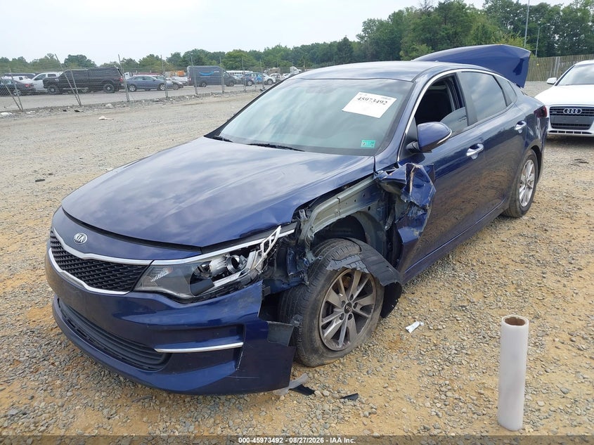 Vin: 5xxgt4l35jg219779, lot: 46472732, kia optima lx 20182