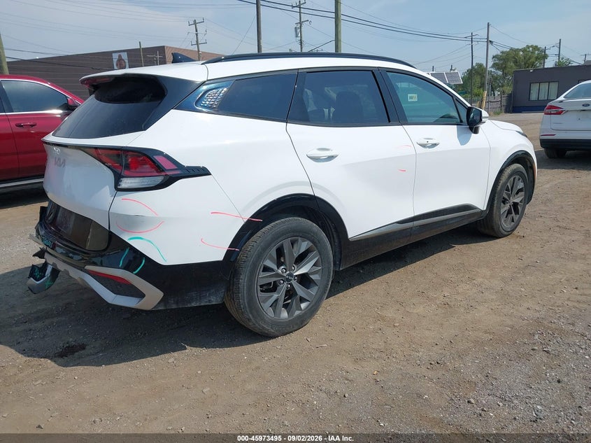Vin: 5xyk43af0pg118877, lot: 46472735, kia sportage sx 20234