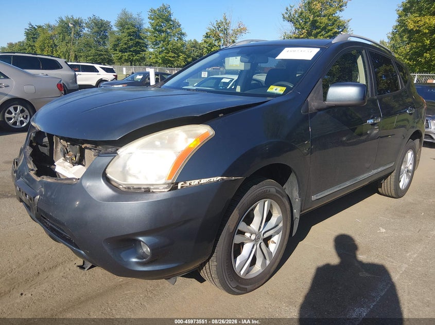 Vin: jn8as5mv2dw114302, lot: 46472791, nissan rogue sv 20132