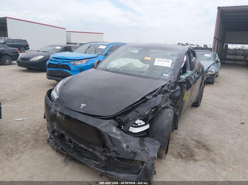 2022 Tesla Model Y, Био/химия, IAAI, VIN 7SAYGDEE3NF331340 — фото 2