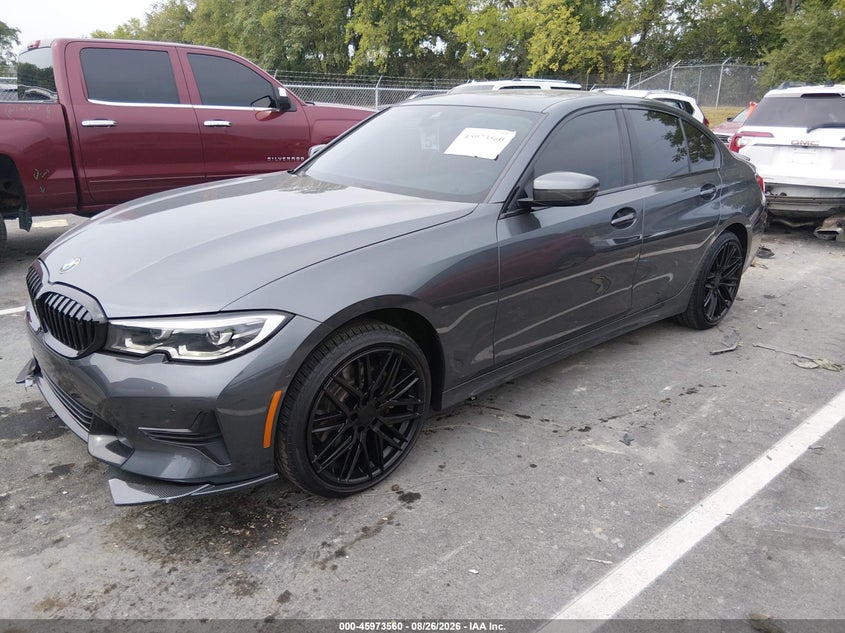 2019 BMW 3er, Подвеска, IAAI, VIN 3MW5R7J52K8A04944 — фото 2