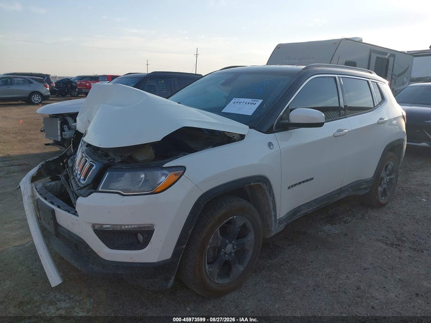 2018 Jeep Compass, Right Front, IAAI, VIN 3C4NJDBB2JT238218 — photo 2