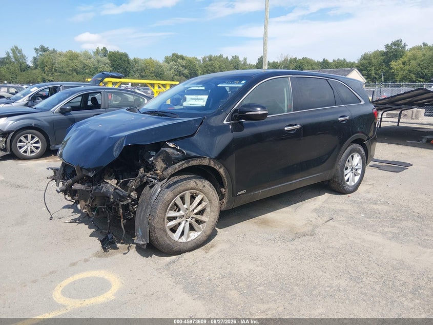2019 Kia Sorento, Удар спереду, IAAI, VIN 5XYPGDA55KG558192 — фото 2