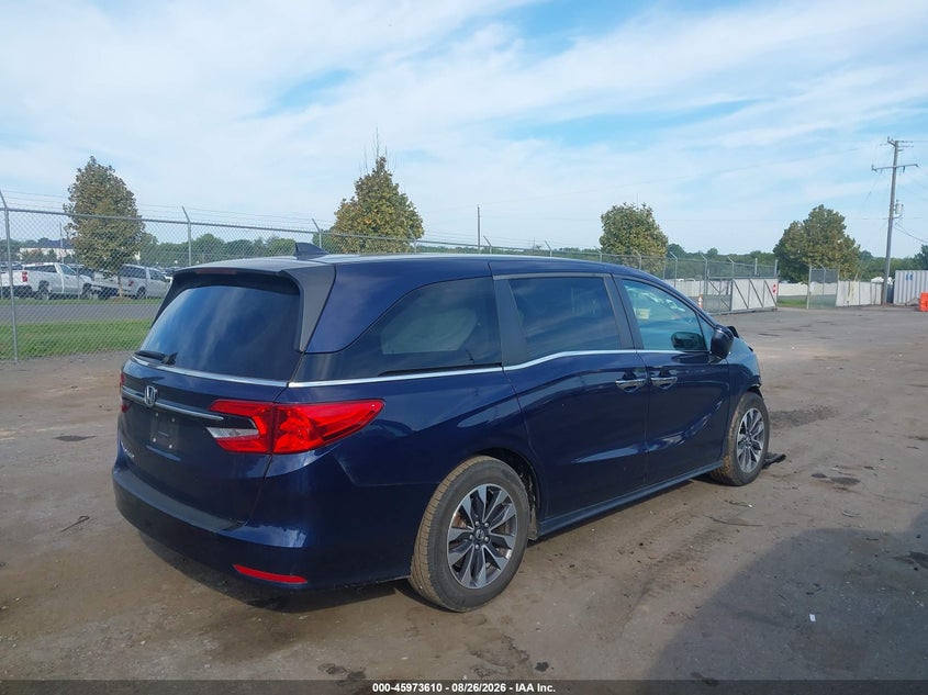 Vin: 5fnrl6h79nb034286, lot: 46472850, honda odyssey ex-l 20224
