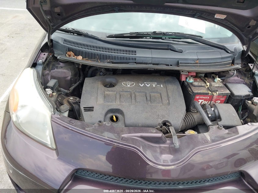 2010 SCION XD HATCHBACK 1.8L I-4 DOHC, VVT, REGULAR , 128HP