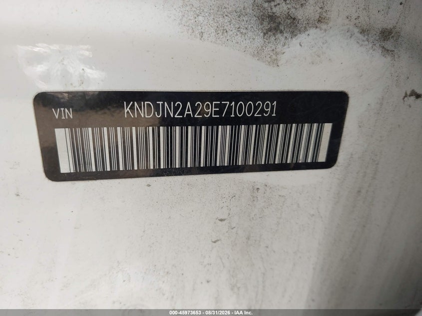 KIA SOUL 2014 VIN KNDJN2A29E7100291