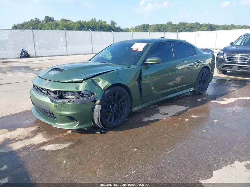 2021 Dodge Charger, Left Front, IAAI, VIN 2C3CDXGJ5MH622771 — photo 2