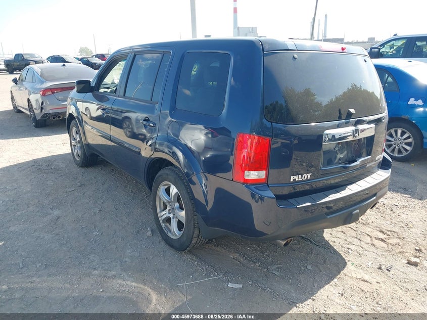 HONDA PILOT 2012 VIN 5FNYF4H67CB010015