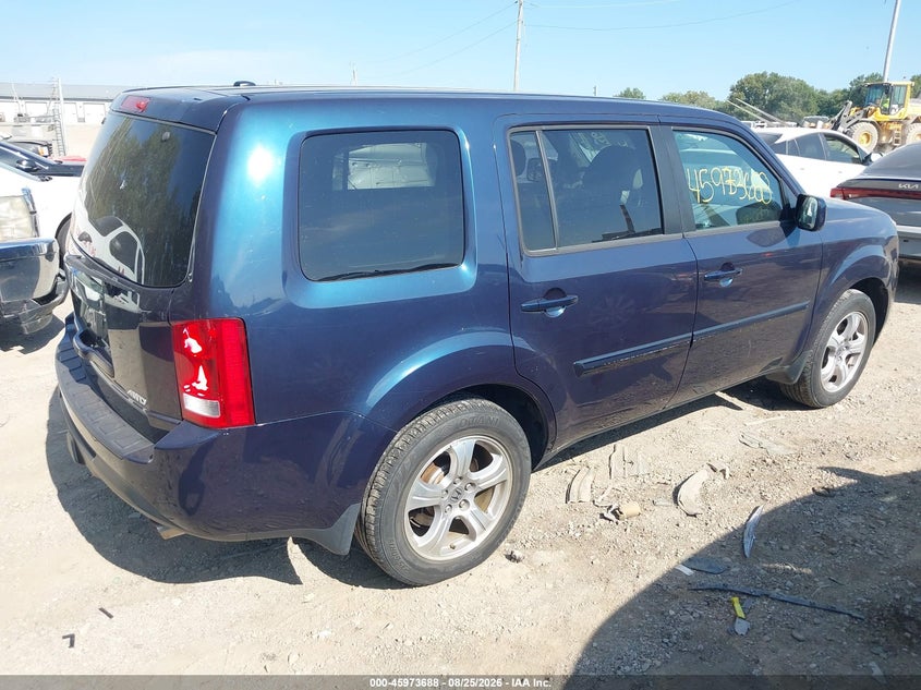 2012 HONDA PILOT auction photo 4