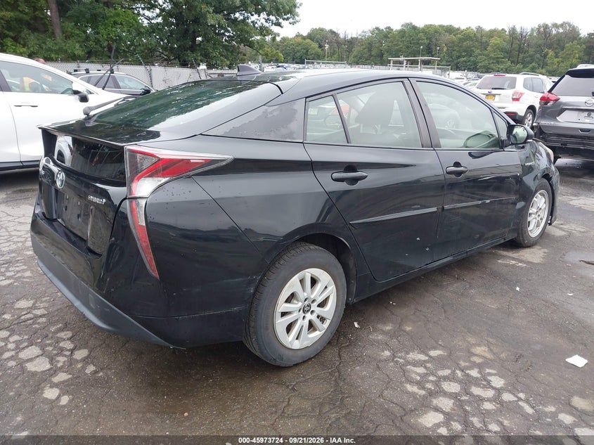 Vin: jtdkbrfu4g3001310, lot: 46472964, toyota prius two 20164