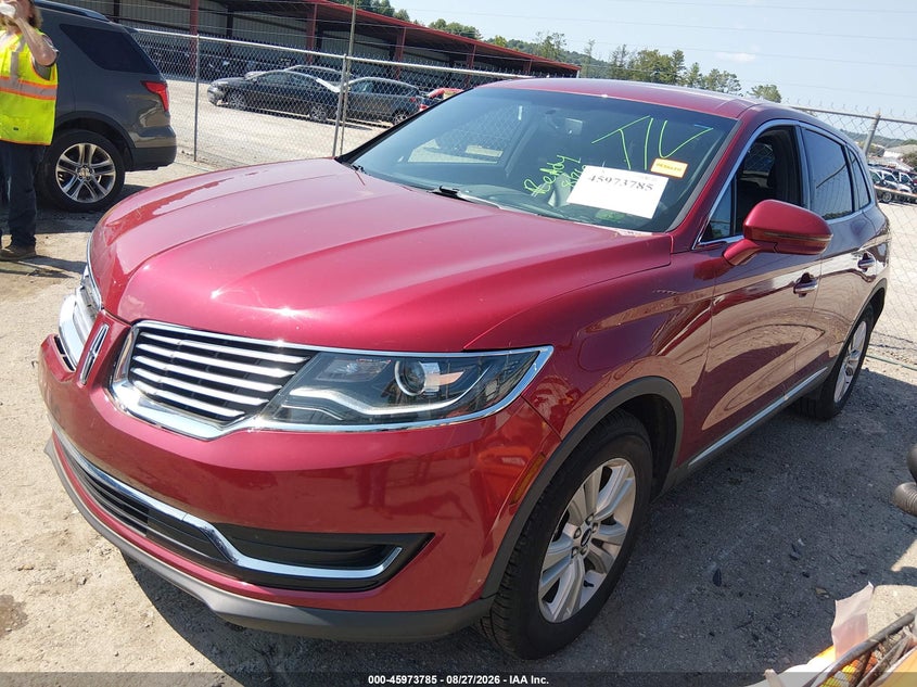 2018 Lincoln MKX, Front End, IAAI, VIN 2LMPJ8JR1JBL44444 — photo 2