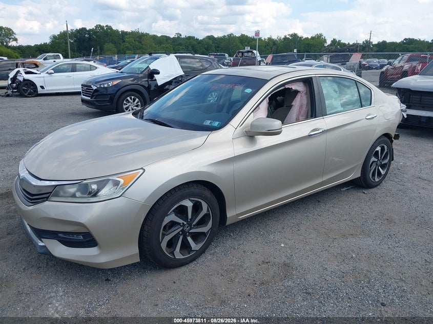 2016 Honda Accord, Удар ззаду, IAAI, VIN 1HGCR2F71GA024851 — фото 2