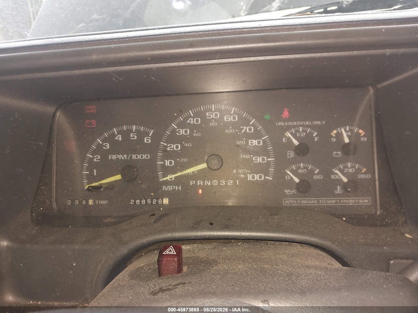 CHEVROLET K1500 1997 VIN 1GCEK14R7VZ207308