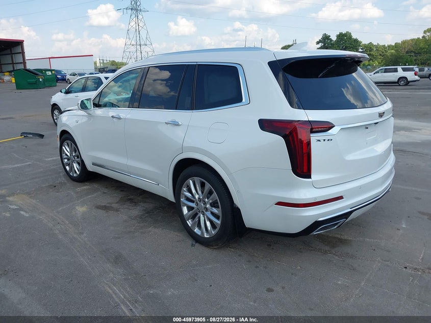 Vin: 1gykpcrsxlz137533, lot: 46473145, cadillac xt6 fwd premium luxury 20203
