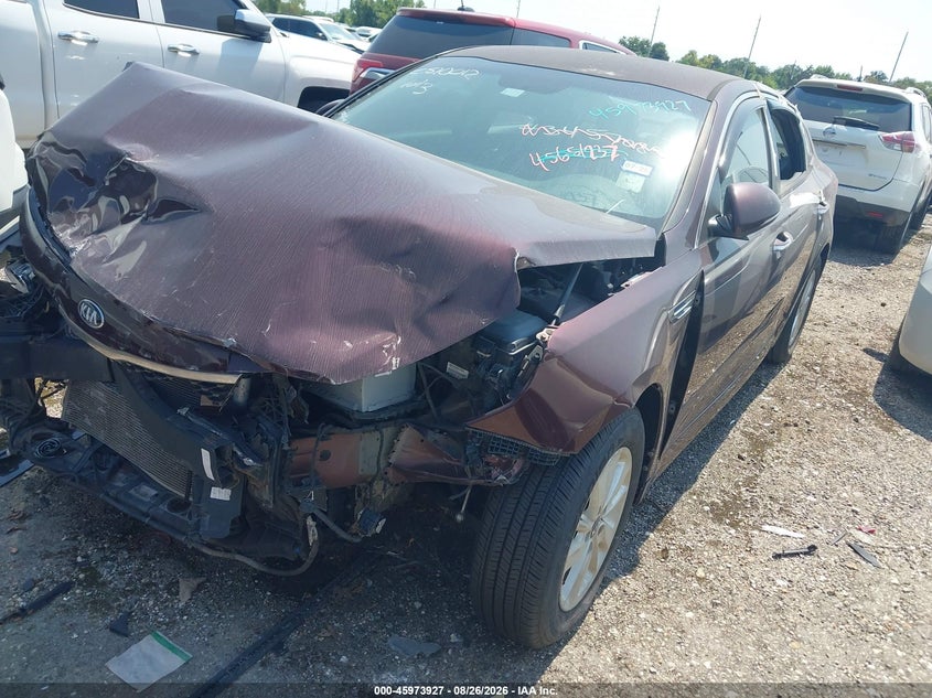 2016 Kia Optima, Normal Wear & Tear, IAAI, VIN 5XXGT4L34GG028976 — photo 2