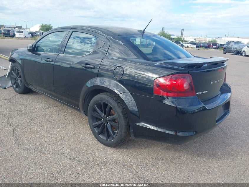 Vin: 1c3cdzcbxdn620175, lot: 46473184, dodge avenger sxt 20133