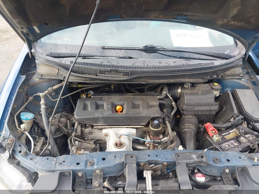 2012 HONDA CIVIC SEDAN 1.8L I-4 VVT, REGULAR , 140HP