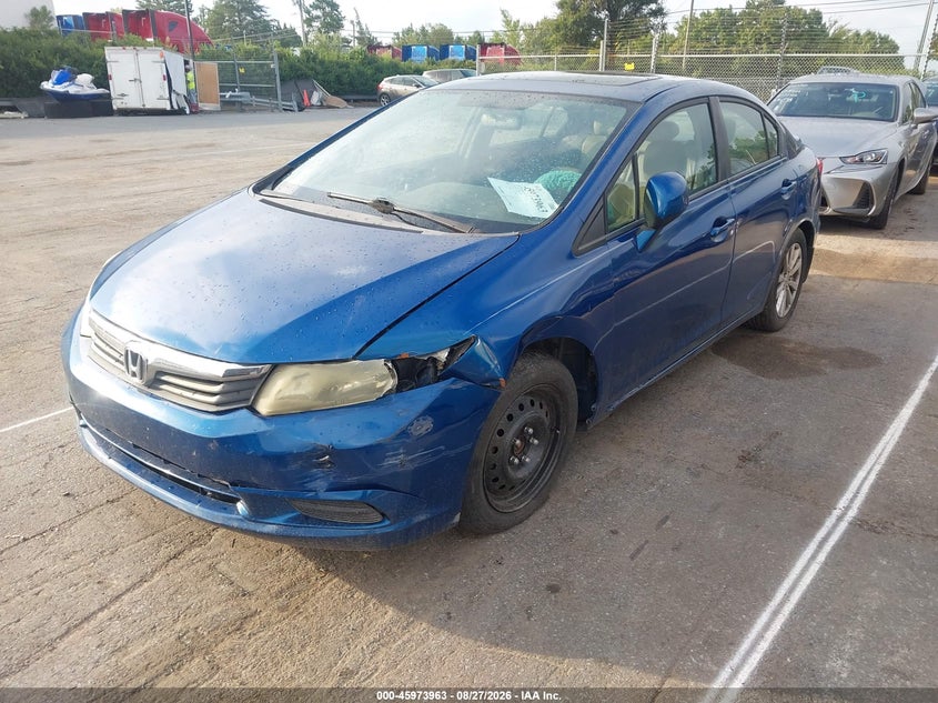 2012 HONDA CIVIC SEDAN 1.8L I-4 VVT, REGULAR , 140HP