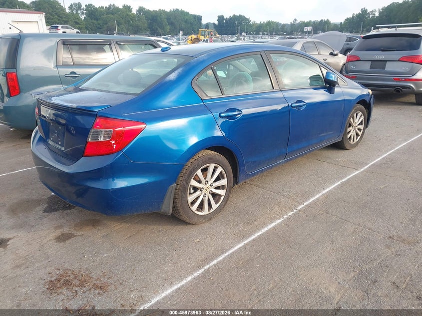 2012 HONDA CIVIC SEDAN 1.8L I-4 VVT, REGULAR , 140HP