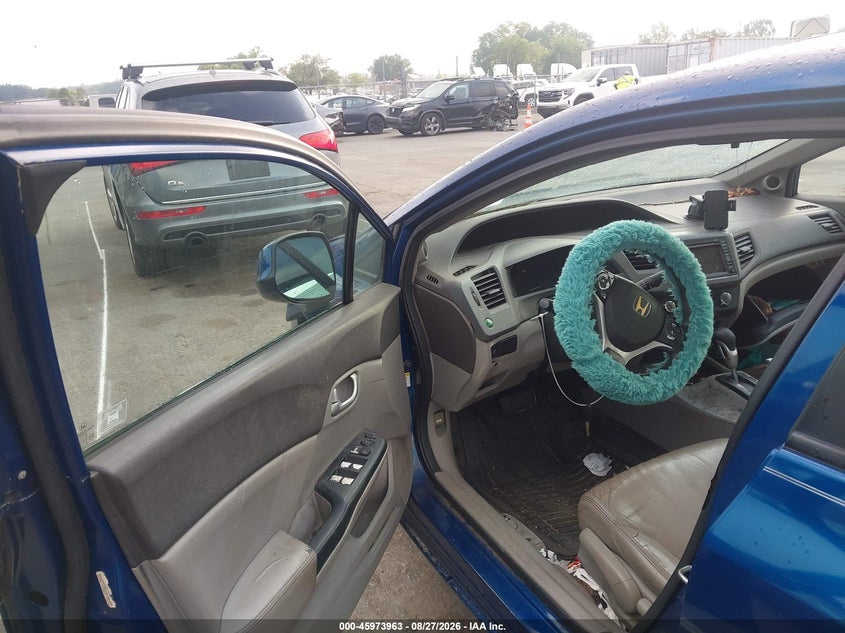 2012 HONDA CIVIC SEDAN 1.8L I-4 VVT, REGULAR , 140HP