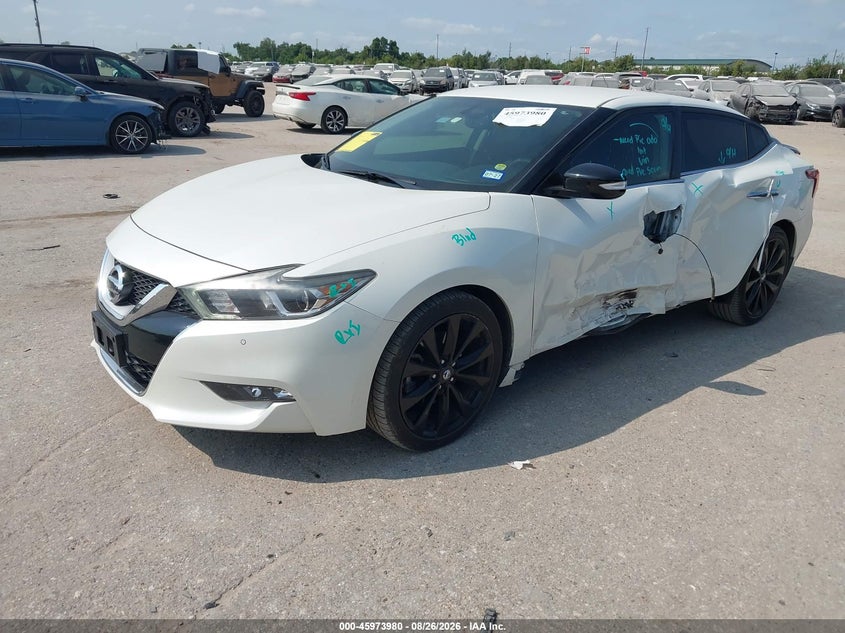2017 Nissan Maxima, Левый бок, IAAI, VIN 1N4AA6AP8HC437860 — фото 2