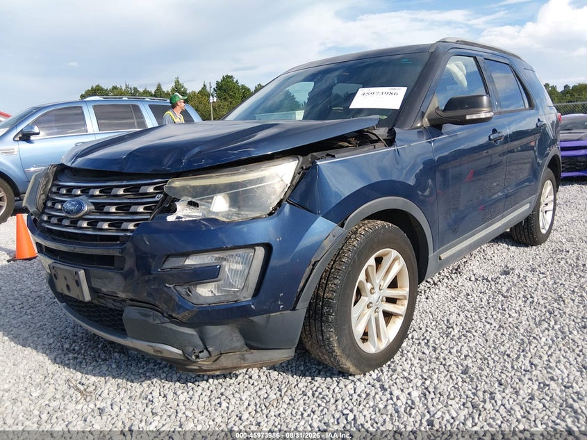 Vin: 1fm5k7d88hga66786, lot: 46473226, ford explorer xlt 20172