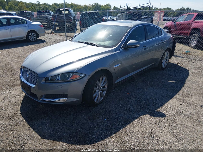 2013 Jaguar XF, Rear, IAAI, VIN SAJWJ0EF9D8U08512 — photo 2