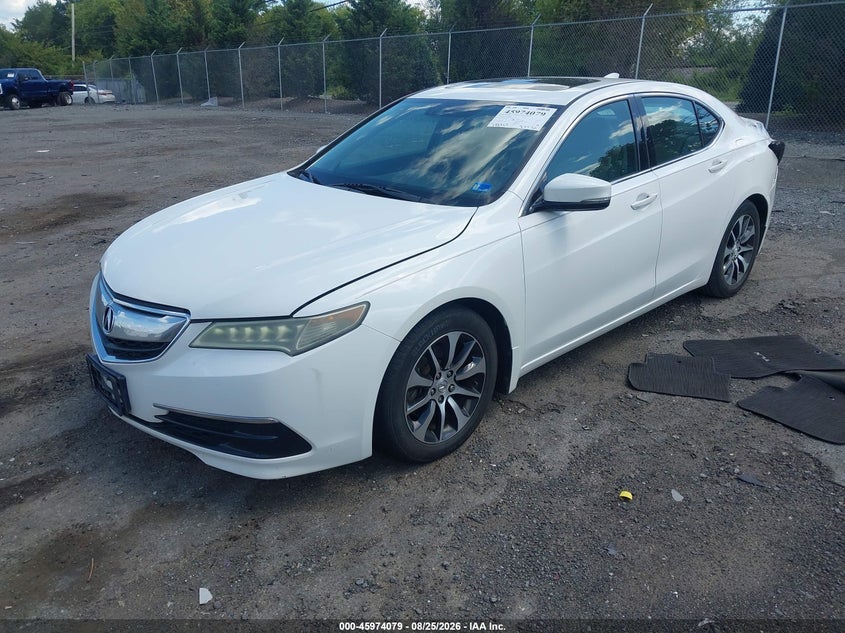 2015 Acura TLX, Удар сзади, IAAI, VIN 19UUB1F57FA004670 — фото 2
