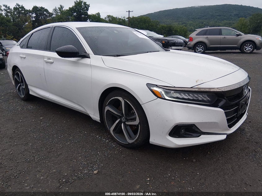 2022 Honda Accord Sport Special Edition, Rear, IAAI, VIN 1HGCV1F41NA062962