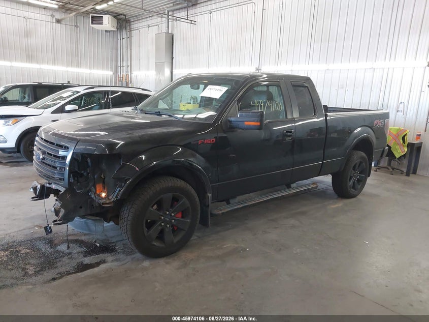 2014 Ford F-150, Front End, IAAI, VIN 1FTFX1ETXEFA70186 — photo 2