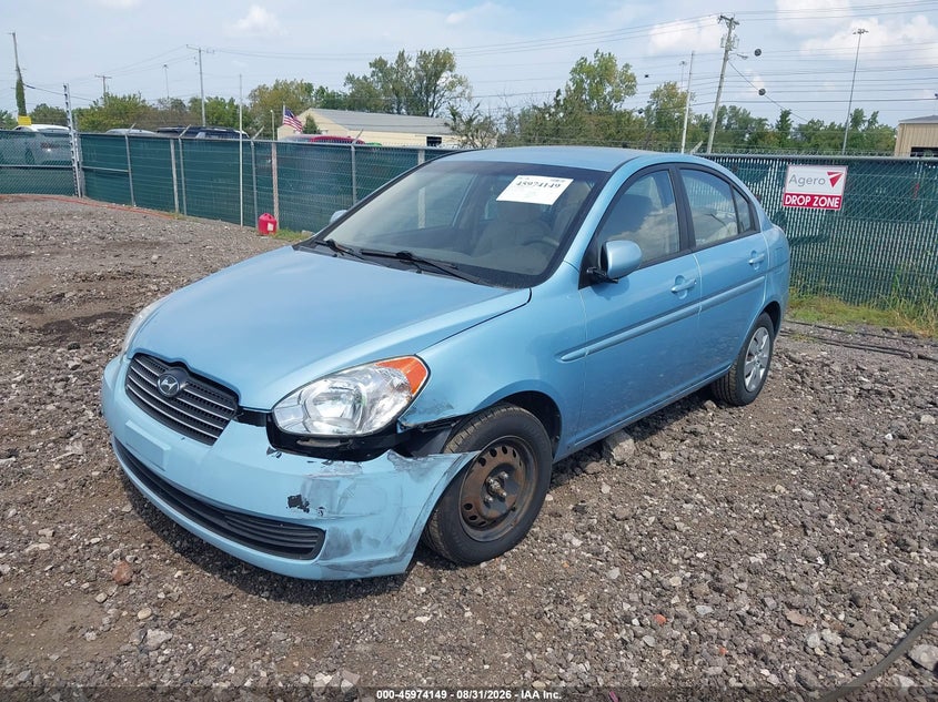 2011 Hyundai Accent, Front End, IAAI, VIN KMHCN4AC3BU599305 — photo 2