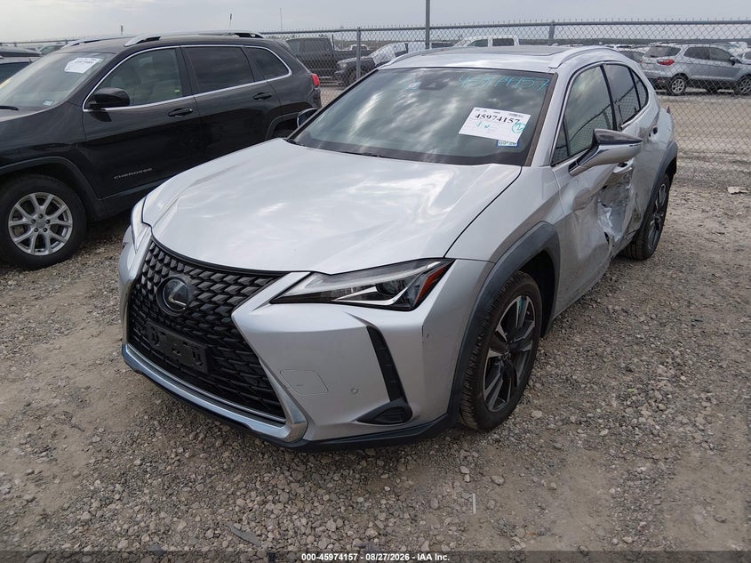 2019 Lexus UX, Левый бок, IAAI, VIN JTHY3JBH0K2013999 — фото 2