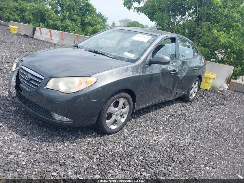 2008 Hyundai Elantra Gls/Se, Front End, IAAI, VIN KMHDU46D28U309377 — photo 2