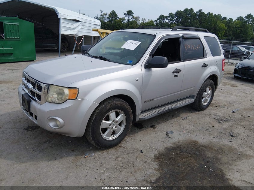 2008 Ford Escape, Right Front, IAAI, VIN 1FMCU93118KD91486 — photo 2