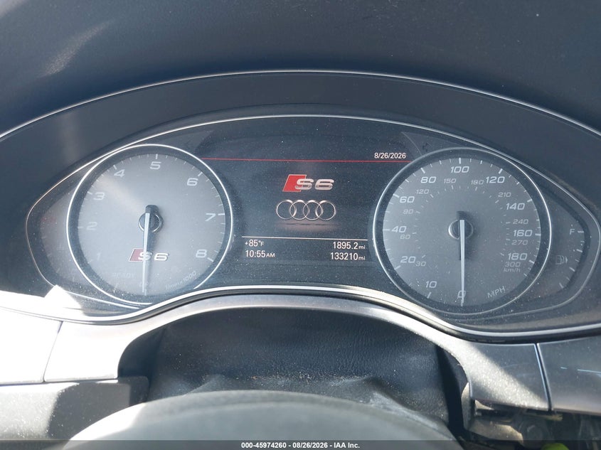 2016 AUDI S6 SEDAN 4.0L V-8 DI, DOHC, VVT, TURBO, 450HP